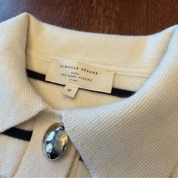 Sezane striped Betty cardigan - Picture 8 of 10